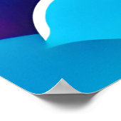 鮮やかクマの月光のシーン ポスター (角)