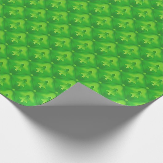 鮮やかクリスマスのラッピング紙:フェスティバルデザイン ラッピングペーパー (角)