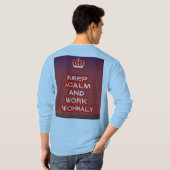 「鮮やかグラフィックT字」: Tシャツ (裏面フル)