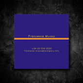 鮮やかコントラスト色、はっきりしたaモダン スクエア名刺