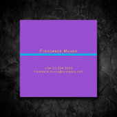 鮮やかコントラスト色、はっきりしたaモダン スクエア名刺