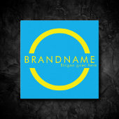 鮮やかコントラスト色、はっきりしたaモダン スクエア名刺