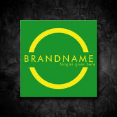 鮮やかコントラスト色、はっきりしたaモダン スクエア名刺