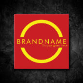 鮮やかコントラスト色、はっきりしたaモダン スクエア名刺