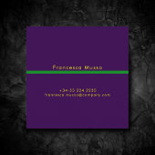 鮮やかコントラスト色、はっきりしたaモダン スクエア名刺