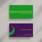 鮮やかコントラスト色、はっきりしたaモダン 名刺