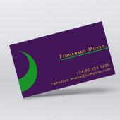 鮮やかコントラスト色、はっきりしたaモダン 名刺