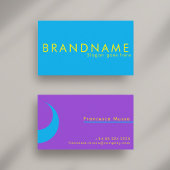 鮮やかコントラスト色、はっきりしたaモダン 名刺