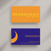 鮮やかコントラスト色、はっきりしたaモダン 名刺