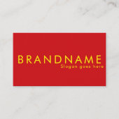 鮮やかコントラスト色、はっきりしたaモダン 名刺 (正面)