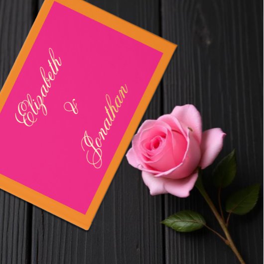 鮮やかサンライズミニマリストミックス&マッチ結婚ズ ゲストブック