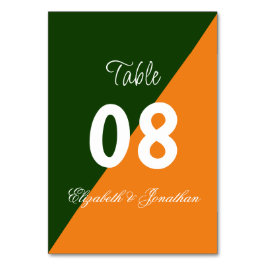 鮮やかサンライズミニマリストミックス&マッチ結婚ズ テーブルナンバー