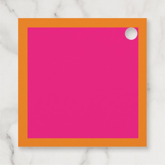 鮮やかサンライズミニマリストミックス&マッチ結婚ズ フェイバータグ (裏面)