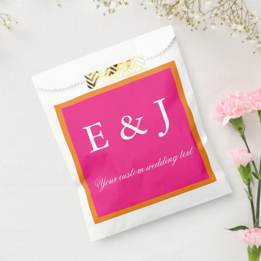 鮮やかサンライズミニマリストミックス&マッチ結婚ズ フェイバーバッグ (封をした状態)