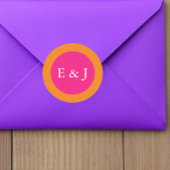 鮮やかサンライズミニマリストミックス&マッチ結婚ズ ラウンドシール