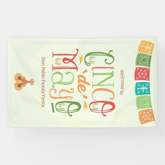 鮮やかシンコデマヨフィエスタウェルカム 横断幕 (横)