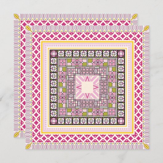 鮮やかスタイル 招待状 (正面/裏面)