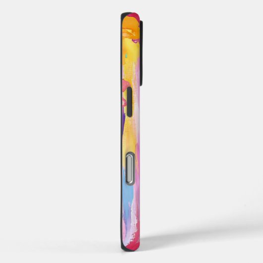 鮮やかストライプフローラ Case-Mate iPhoneケース (裏面 / 右)