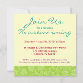 鮮やかストライプ招待状 招待状 (裏面)