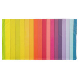 鮮やかストライプ枕ケース 枕カバー