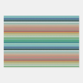 鮮やかストライプ紙 ラッピングペーパーシート