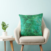 鮮やかターコイズテクスチャパターン クッション (椅子)