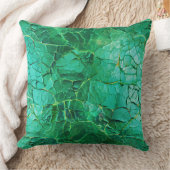 鮮やかターコイズテクスチャパターン クッション (ブランケット)