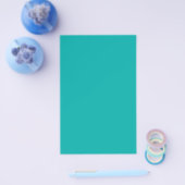 鮮やかターコイズ孔雀の色の準備ができていカスタマイズる チラシ (シングル)