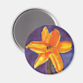 鮮やかデイリリー マグネット (正面/裏面)