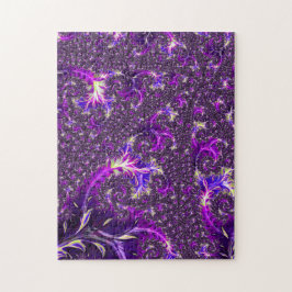 鮮やかトリップ（幻覚体験）のようなカラフルGroovy Bohoスパイラルフラクタル ジグソーパズル