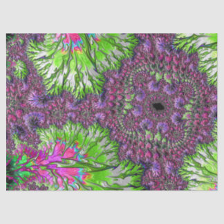 鮮やかネオカラフルトリップ（幻覚体験）のようなンGroovyフラクタル 薄葉紙