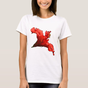 鮮やかハイビスカス花 Tシャツ
