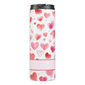 鮮やかハート |カラフル | |カスタム文字 タンブラー (裏面)