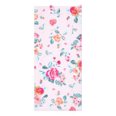 鮮やかバラホットピンクフローラ価格表メニュー ラックカード (裏面)