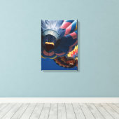 鮮やかバルーンの色#2 キャンバスプリント (インサイチュ (ウッドフロア))