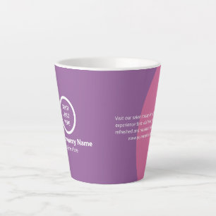 鮮やかパーソナライズされたカスタムスワッグ カフェラテマグ
