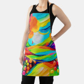 鮮やかヒルサイド調和絵を描ズ エプロン (インサイチュ)