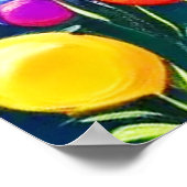 鮮やかヒルサイド調和絵を描ズ ポスター (角)