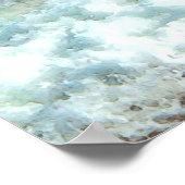 鮮やかビーチ水カラーシーン ポスター (角)