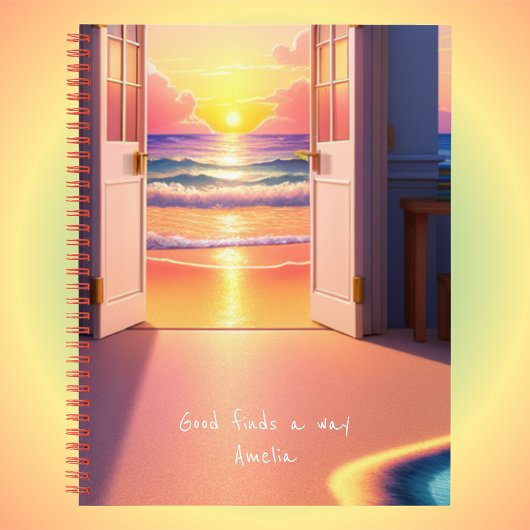 鮮やかビーチ ノートブック