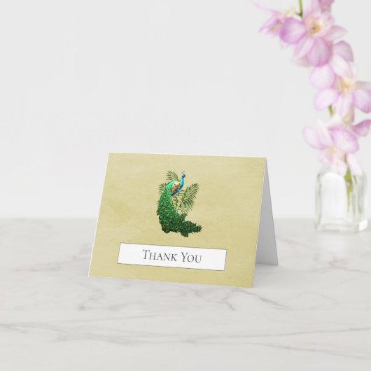 鮮やかピーコック |イエローカード カード (蘭)