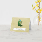 鮮やかピーコック |イエローカード カード (黄色い花)