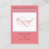 鮮やかファッションメーカー/リテールサングラス 名刺 (正面)