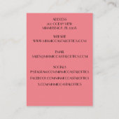 鮮やかファッションメーカー/リテールサングラス 名刺 (裏面)