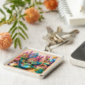 「鮮やかファンタジーイラスト」 キーホルダー (側面)