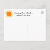 鮮やかフロリダ…太陽が暮らす場所 ポストカード (裏面)