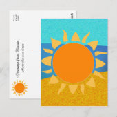 鮮やかフロリダ…太陽が暮らす場所 ポストカード (正面/裏面)