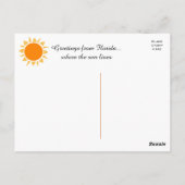 鮮やかフロリダ…太陽が暮らす場所 ポストカード (裏面)