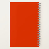 鮮やかフローラウォー動揺してトカラーシックモノグラム ノートブック (裏面)