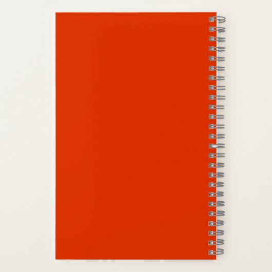 鮮やかフローラウォー動揺してトカラーシックモノグラム ノートブック (裏面)